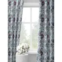 Комплект штор на шторной ленте Decoracion Подсолнухи 145x275 см цвет светло-голубой