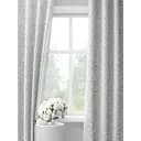 Комплект штор на шторной ленте Decoracion Лесные ягоды 145x275 см цвет белый серый