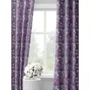 Комплект штор на шторной ленте Decoracion Цветочное ассорти 145x275 см цвет фиолетовый бирюзовый