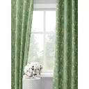 Комплект штор на шторной ленте Decoracion Лимонные веточки 145x275 см цвет зеленый желтый бирюзовый