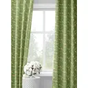 Комплект штор на шторной ленте Decoracion Сочные лимоны 145x275 см цвет зеленый