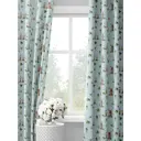 Комплект штор на шторной ленте Decoracion Уютная ферма 145x275 см цвет голубой