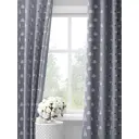 Комплект штор на шторной ленте Decoracion Праздничный наряд 145x275 см цвет фиолетовый