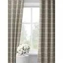 Комплект штор на шторной ленте Decoracion Клетка Глостер 145x275 см цвет бежевый