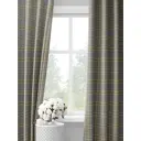 Комплект штор на шторной ленте Decoracion Виндзорская клетка 145x275 см цвет серый желтый