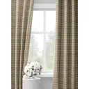 Комплект штор на шторной ленте Decoracion Клетка Буффало 145x275 см цвет серый бежевый