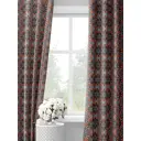 Комплект штор на шторной ленте Decoracion Эвора 145x275 см цвет синий красный