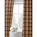 Комплект штор на шторной ленте Decoracion Эвора 145x275 см цвет черный желтый