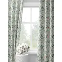 Комплект штор на шторной ленте Decoracion Бабочки в ромашках 145x275 см цвет белый зеленый красный