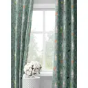 Комплект штор на шторной ленте Decoracion Царство птиц 145x275 см цвет зеленый голубой