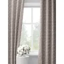 Комплект штор на шторной ленте Decoracion Цветочная гармония 145x275 см цвет серый