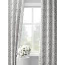 Комплект штор на шторной ленте Decoracion Садовые мотивы 145x275 см цвет белый серый