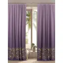 Комплект штор на шторной ленте AT Home Ровиронс 260x150 см цвет фиолетовый