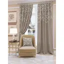Комплект штор на шторной ленте AT Home Кайнди 150x260 см цвет бежевый