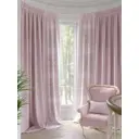 Комплект штор на шторной ленте AT Home Люксис 220x280 см цвет розовый