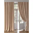 Комплект штор на шторной ленте AT Home Олефринс 220x320 см цвет песочный