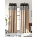 Комплект штор на шторной ленте AT Home Мирентиар 150x250 см цвет бежевый