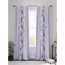 Комплект штор на шторной ленте AT Home Кринпер 150x270 см цвет сиреневый