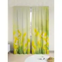 Комплект штор на шторной ленте AT Home Нарциссы 150x260 см цвет разноцветный