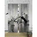 Комплект штор на шторной ленте AT Home Разводной мост 150x260 см цвет разноцветный