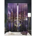 Комплект штор на шторной ленте AT Home Бронкс 150x260 см цвет бронкс