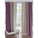 Комплект штор на шторной ленте At Home Зайс 150x260 см цвет разноцветный