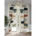 Комплект штор на шторной ленте AT Home Фенркист 150x240 см цвет разноцветный