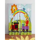 Комплект штор на шторной ленте AT Home Софи 150x260 см цвет черный