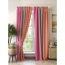 Комплект штор на шторной ленте At Home Шлам 150x260 см цвет разноцветный