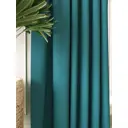 Комплект штор на шторной ленте At Home Дирним 150x260 см цвет бирюзовый