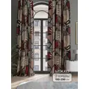 Комплект штор на шторной ленте At Home Лормиат 150x290 см цвет бежевый/красный/серый