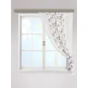 Штора на шторной ленте для кухни Witerra Моника 140x160 см цвет сиреневый/розовый