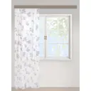 Штора на шторной ленте Witerra Лилии 150x260 см цвет сирень