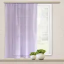 Штора на шторной ленте Witerra Вензель 140x145 см цвет сирень