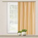 Штора на шторной ленте Witerra Бамбук жаккард 135x180 см цвет золото