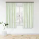 Комплект штор на шторной ленте Witerra Вуаль 100x180 см цвет светло-зеленый