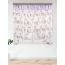 Комплект штор на шторной ленте Witerra для кухни Кантри 285x160 см цвет сирень