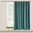 Штора на шторной ленте Witerra 108886 135x180 см цвет изумрудный