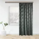 Штора на шторной ленте Witerra 108767 135x260 см цвет зеленый