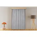 Штора на шторной ленте Eleganta Figured stripes 400x270 см цвет серый