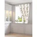 Штора на шторной ленте блэкаут для кухни Helga Пафис 150x180 см цвет бежевый