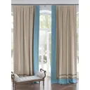 Штора на шторной ленте Helga Ленвирас 300x280 см цвет бежевый