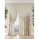 Штора на шторной ленте Helga Блирна 440x320 см цвет бежевый