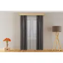 Штора на шторной ленте Eleganta Kayley 400x270 см цвет коричневый