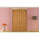 Штора на шторной ленте Eleganta Liquid Gold 400x270 см цвет коричневый