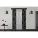 Штора на шторной ленте Eleganta Premium 300x270 см цвет черный