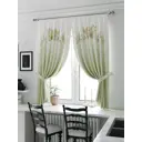 Штора на шторной ленте для кухни Helga Норквинс HL-961247 150x180 см цвет белый