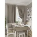 Штора на шторной ленте для кухни Helga Капионика 150x180 см цвет бежевый