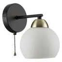 Настенный светильник Lumion Rowan 4595-1w цвет бронза, черный