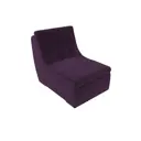Диван Лига Диванов Холидей 71x95x108 см велюр цвет фиолетовый